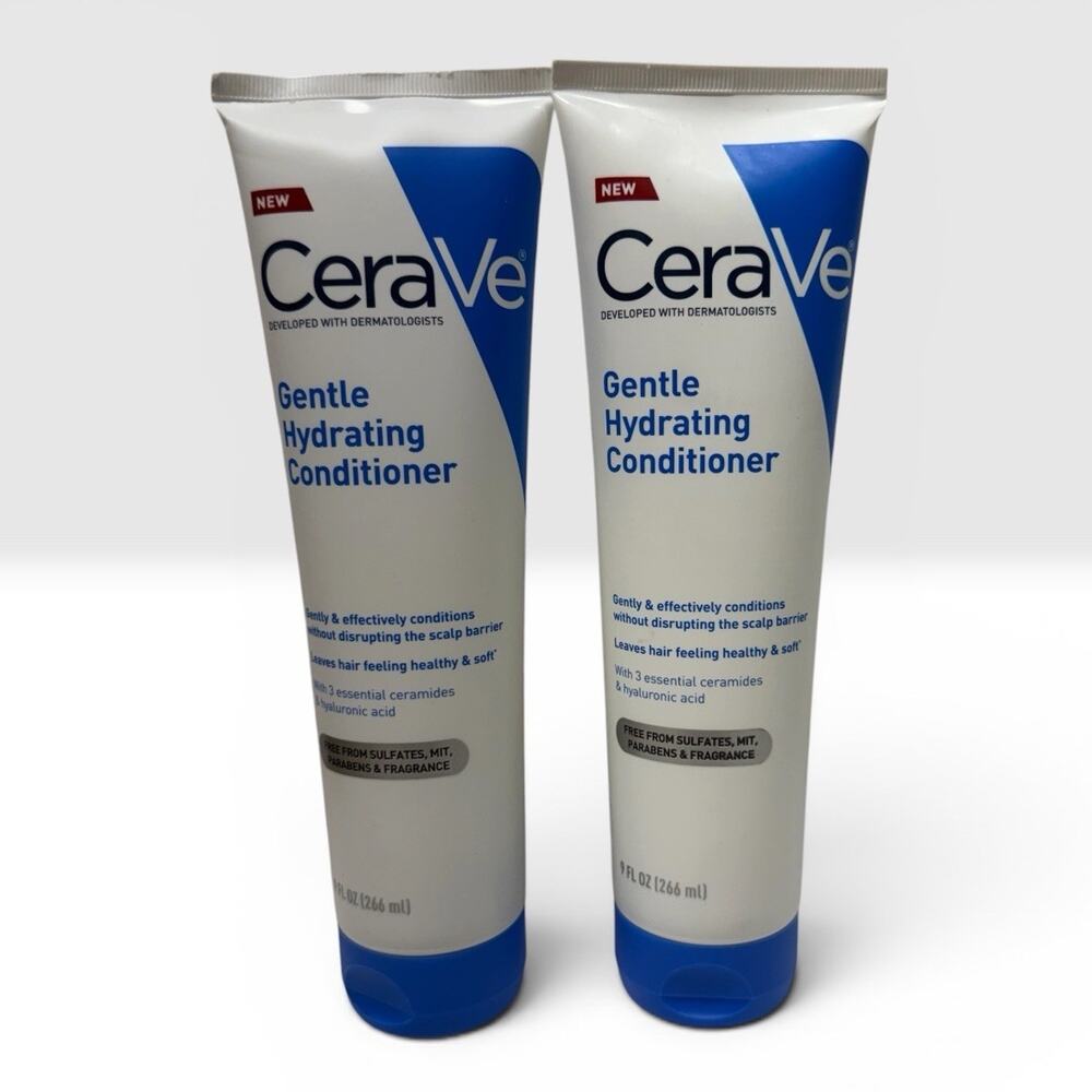 CERAVE GENTLE HYDRATING CONDITIONER 9 OZ NWOB LOT OF 2